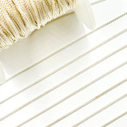 806SS. 925 Sterling Silver Wheat Chain